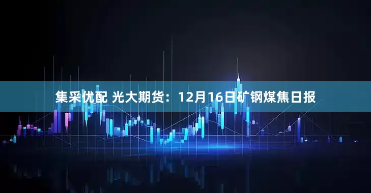 集采优配 光大期货：12月16日矿钢煤焦日报